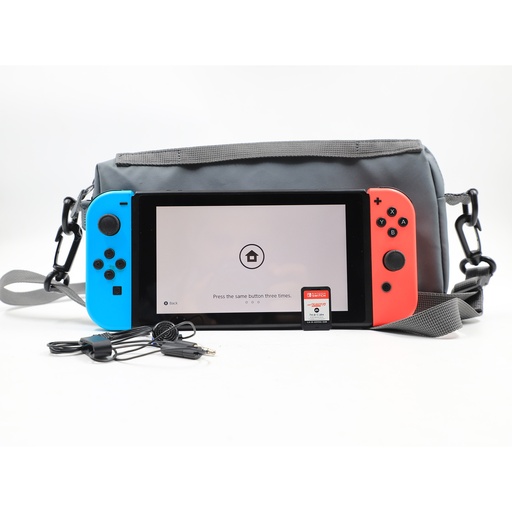 Nintendo Switch V2 + One Game + Pouch