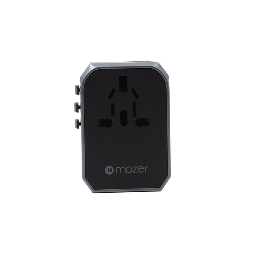 World Travel adapter with 4 usb +type -c