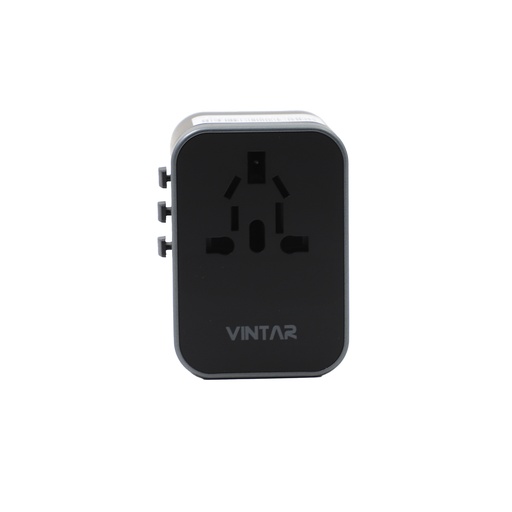 World Travel adapter with 4 usb +type -c