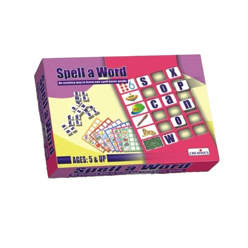 Creative’s Spell a Word| Learn & Spell Basic Words for Kids| Letter Recognition Reading