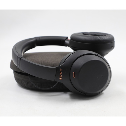 WH-1000XM4 Premium Wireless Noise Canceling Headphones Black+ Cover Auction