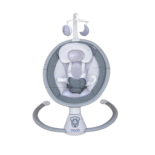 Moon Musical Baby Swing (Grey)