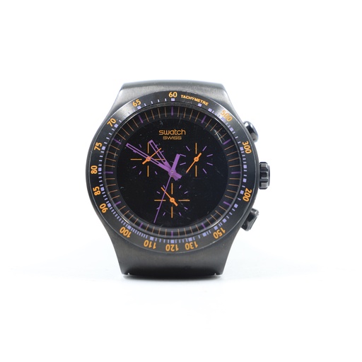 Swatch Omega Irony SR9365W Puple in dark