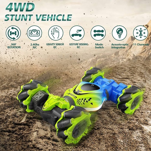 4wd STUNT VEHICULE 2R/C Mode