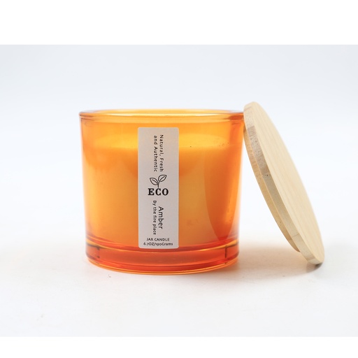 Eco Amber Scented Candle Jar Candle Amber