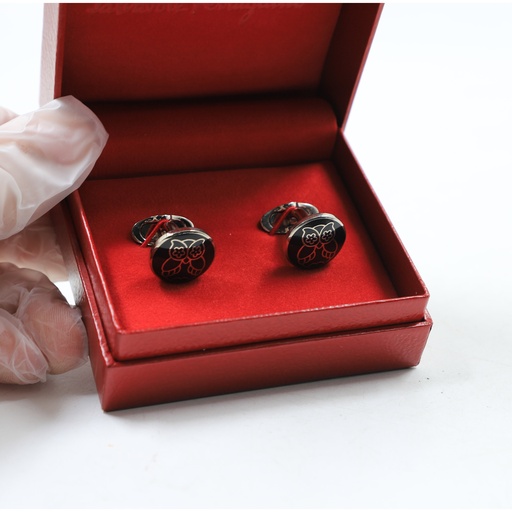 Salvator Ferragamo Made In Italy Owl Cufflinks