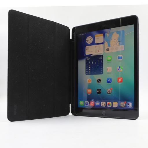 Apple iPad 9th Gen + Black Cover Case