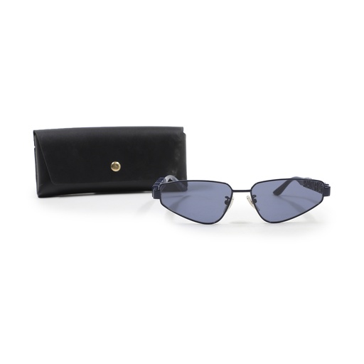Balenciaga BB0107S 003 Navy Blue Sunglasses  Lens With :57, Bridge Width:17