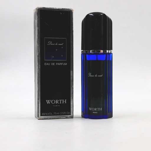 Worth Paris dans la nuit Eau De Parfum 75 ml 80%~ Full
