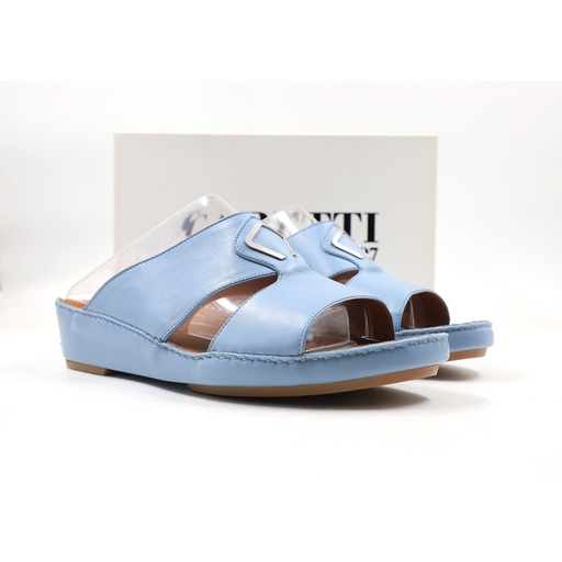 Caretti Legend 6969 Joy Arctic Cup Nickel Matt Memory Sandal Color Light Blue Size - 7