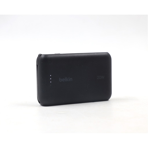 BelkinBoostCharge Power Bank 10K With Integrated Cable, 20W Model:BPB021