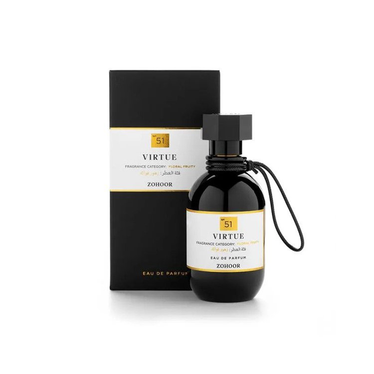Zohoor Virtue N 51 Floral Fruity, Eau de Parfum 100 ml 3.37 fl.oz Oksouq