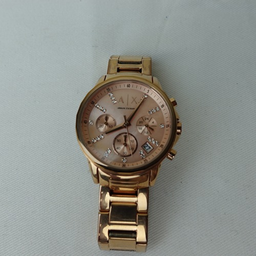 Armani Exchange rose gold Lady Banks Watch for Women