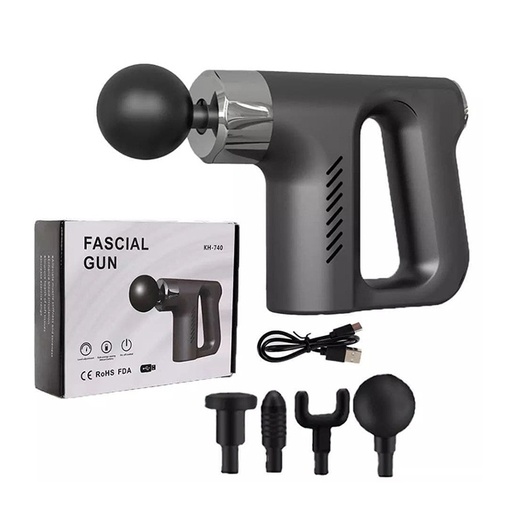 Fascial Gun KH-740, Level Adjustment , Safe Energy saving Lithium Battery, on-off Control