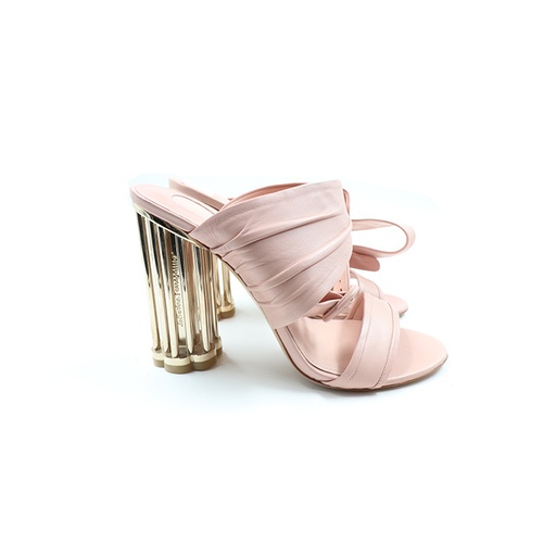 Salvatore Ferragamo, 8 1/2 C,  Leather sandal