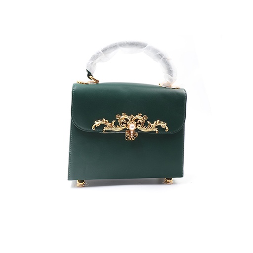 Charles & Keith CK2-50701276 Handbag Green, Size: M, Dark Green