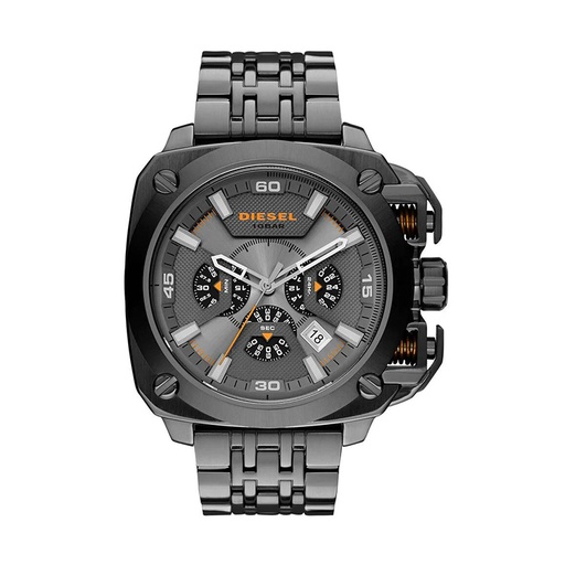 Diesel Only The Brave Watch DZ-7344 251607, Solid Stainless Steel Water Resistant 10 Bar