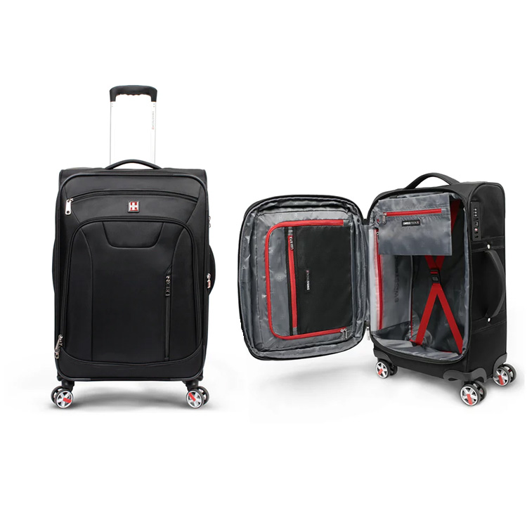 SwissTech TSA16032 Executive 4 Wheel Luggage 21 Inch ** No Keys
