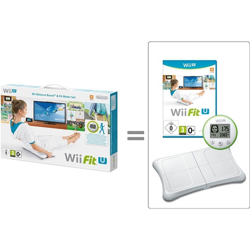 Wii Fit U Balance Board Accessory and Fit Meter - Wii U