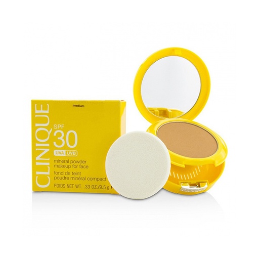 Clinique SPF 30 UVA UVB- Mineral Powder Makeup For Face Poids 33 OZ/9.5G, Moderate Fair - All Skin Types
