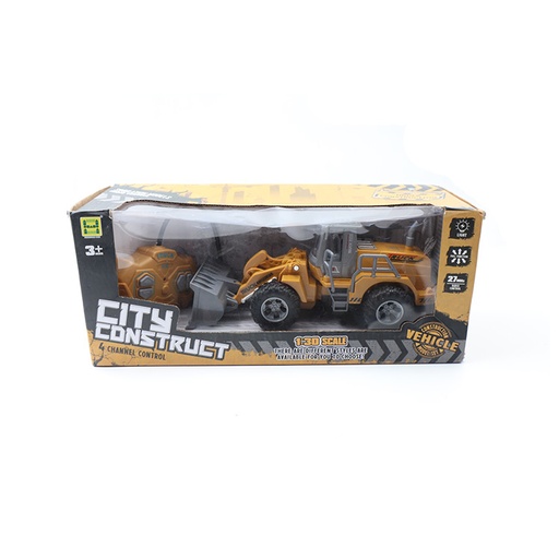 City Construct 4 Channel Control 1:30 Scale, 27 Mhz Radio Control 3+ Ages
