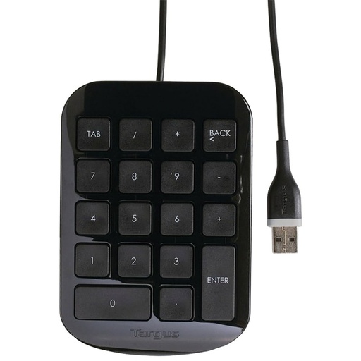 Targus Numeric Keypad Ambidextrous - Plug & Play Portable USB