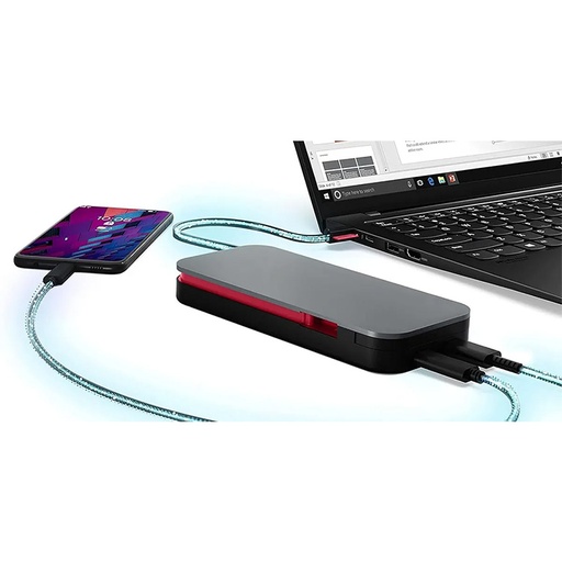 Lenovo Go USB-C Laptop Power Bank  2000MAH Battery , Battery Performance 77W, Input Rating  20v, 100W Output 20 V 65 W