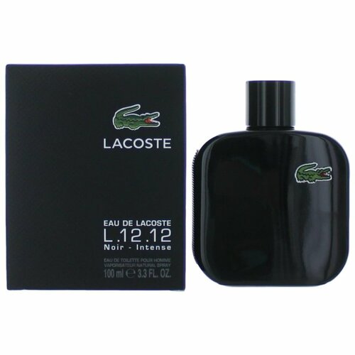 Lacoste 12.12 Noir Intense Eau De Toilette 100ml 3.3 FL.OZ