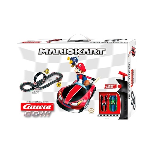 Mariokart Carrera GO!!! Multi Race Track 4.9 meters Including  Mario and luigi Cars