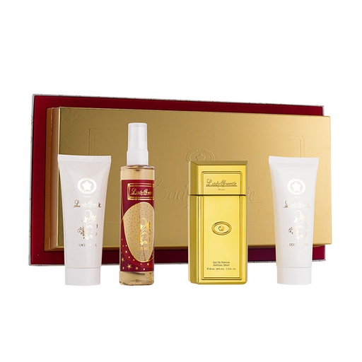 Lady Sweet, Shower Gel 100 ml +Body Lotion 100 ml + Perfume  80 ml + Body Mist 125 ml