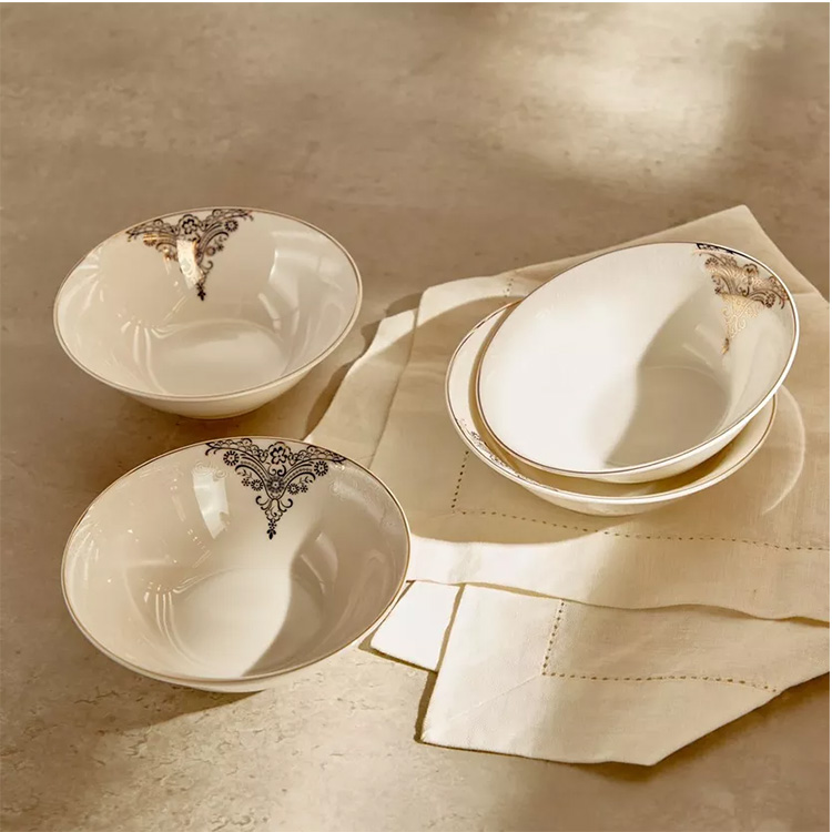 Zuweid 20-Piece Porcelain Dinner Set Derves Oksouq