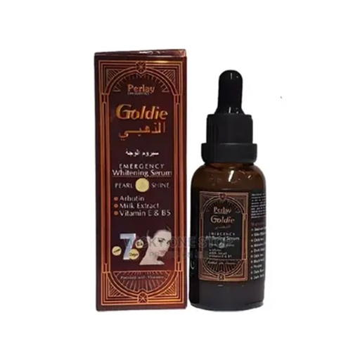 Perlay Goldie Emergency WHitening Serum - Pearl Shine  -ARBUTIN - MILK EXTRACT - Vitamin E & B5