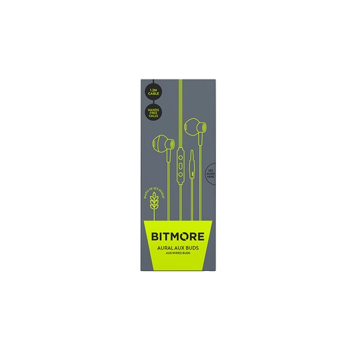Bitmore Aural Aux  Wired Headphones