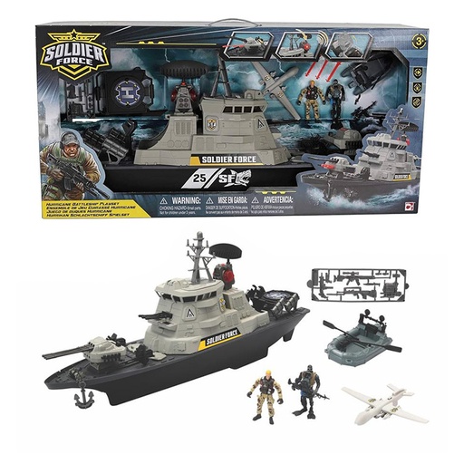 Soldier Force Hurricane Battleship Playset Chap Mei