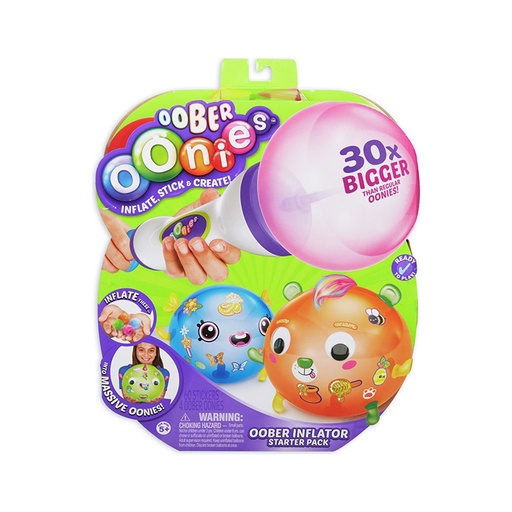 Oonies Oober Oober Inflator Starter Pack with Stick 'n' Style