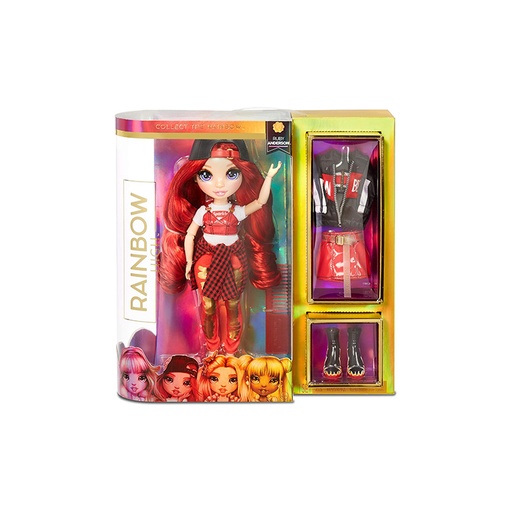 Rainbow High Ruby Anderson - Red Clothes Fashion Doll with 2 Complete