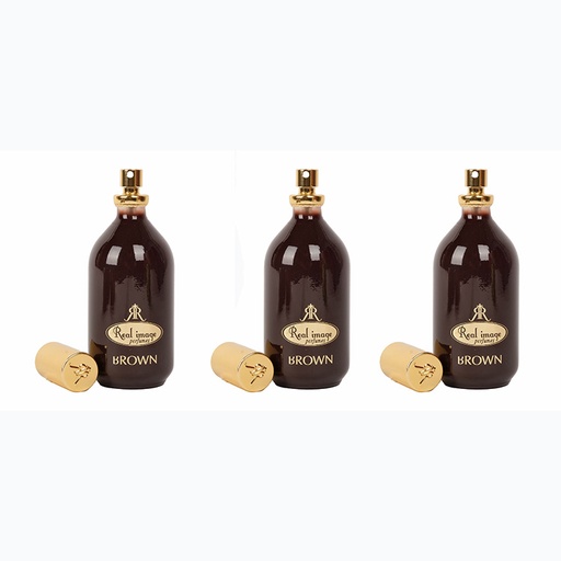 Real Image Brown Eau De Cologne Spray, 120ML Gift Set