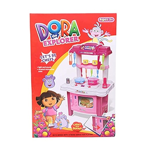 Dora Kitchen Toy for Girls - Pink 400229