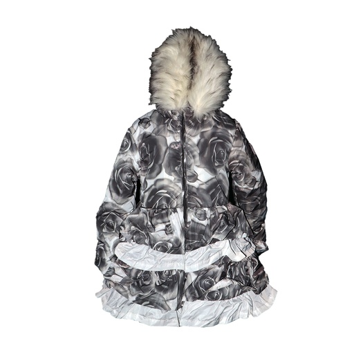 A Dee  Tiffany Rose Print Jacket - Light Green