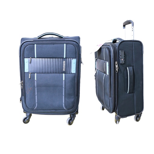 American Tourist Amt Carina, Jet Black, Spinner 59 cm TSA