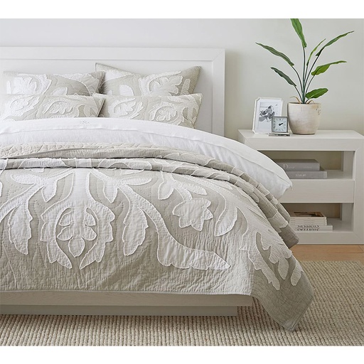 Pottery Barn Full/ Queen Aloha Patchwork Cotton Quilt 233 * 233cm