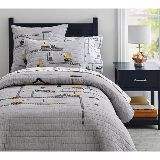 Pottery Barn Kids Ethan Construction quilt