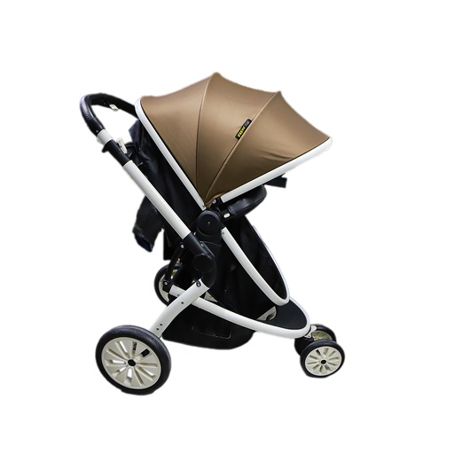 Giggle Stroller Black / beige / White