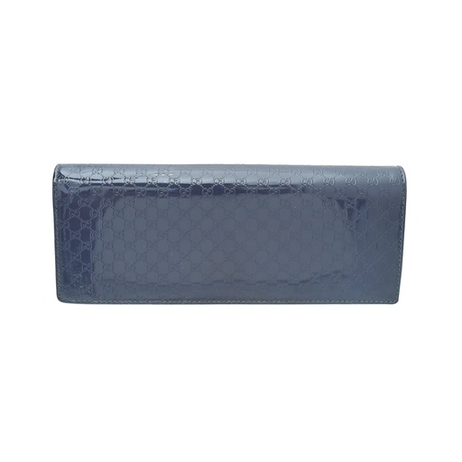 Gucci Blue Violet Microguccissima Broadway Clutch