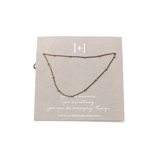 Dainty Collar Necklace, Satellite Chain Necklace