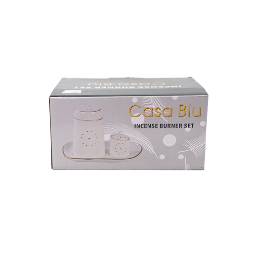 Casablu 4 Pcs Incense Burner Set (Incense, Pot Tray)