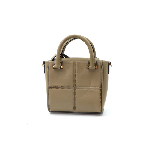 Charles & Keith Textured Panelled Top Handle Bag