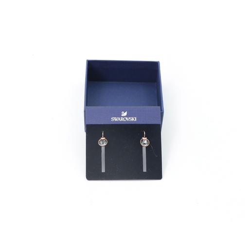 Swarovski Rose Gold Round Shape Earings