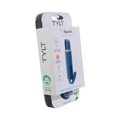 Flipstick 3350 mAh Battery, Grab & Charge My Device , USB-C Connector