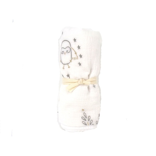 Pottery Barn Baby Metallic Zodiac Muslin